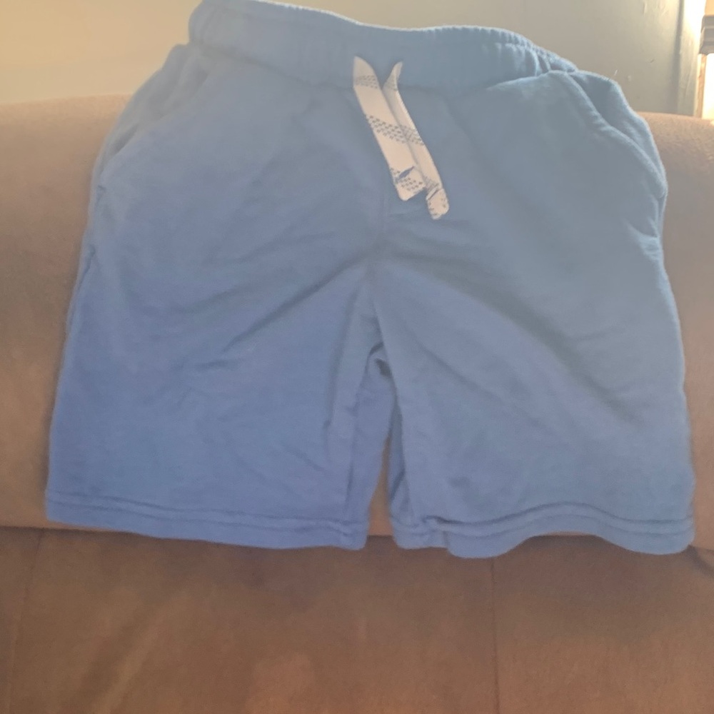 Blue Men's Athletic Drawstring Shorts